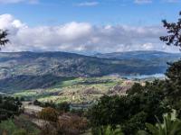 Ausblick von der Kloster Chrysorogiatissa Terrasse
